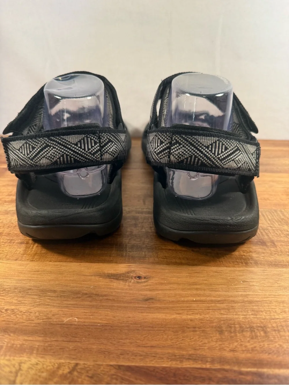 TEVA Men's Hurricane XLT3 Black/Gray/White Adjustable Sandals Size 10